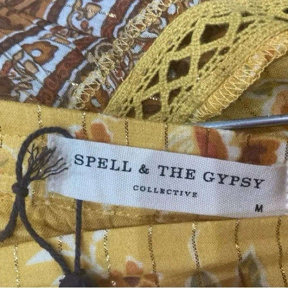 Spell Mystic Maxi Skirt, Size Medium, Sunflower - Picture 8 of 14